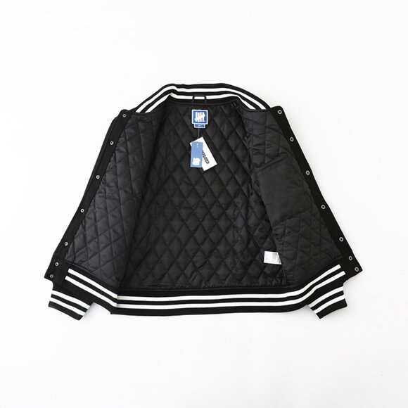 Undefeated Black Baseball Jacket - Picture 2 of 7